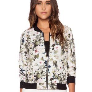 SANCTUARY Pink Floral Bomber Jacket